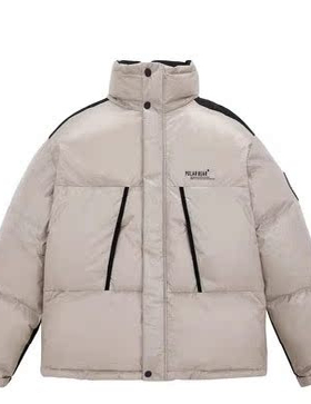 （鸟）冬季男士御寒宽松休闲户外羽绒服立领冲锋衣厚外套C4126/K2