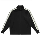 压纹休闲运动宽松C4265 D18 肌理面料卫裤 黑色束口裤 鸟 秋冬男士