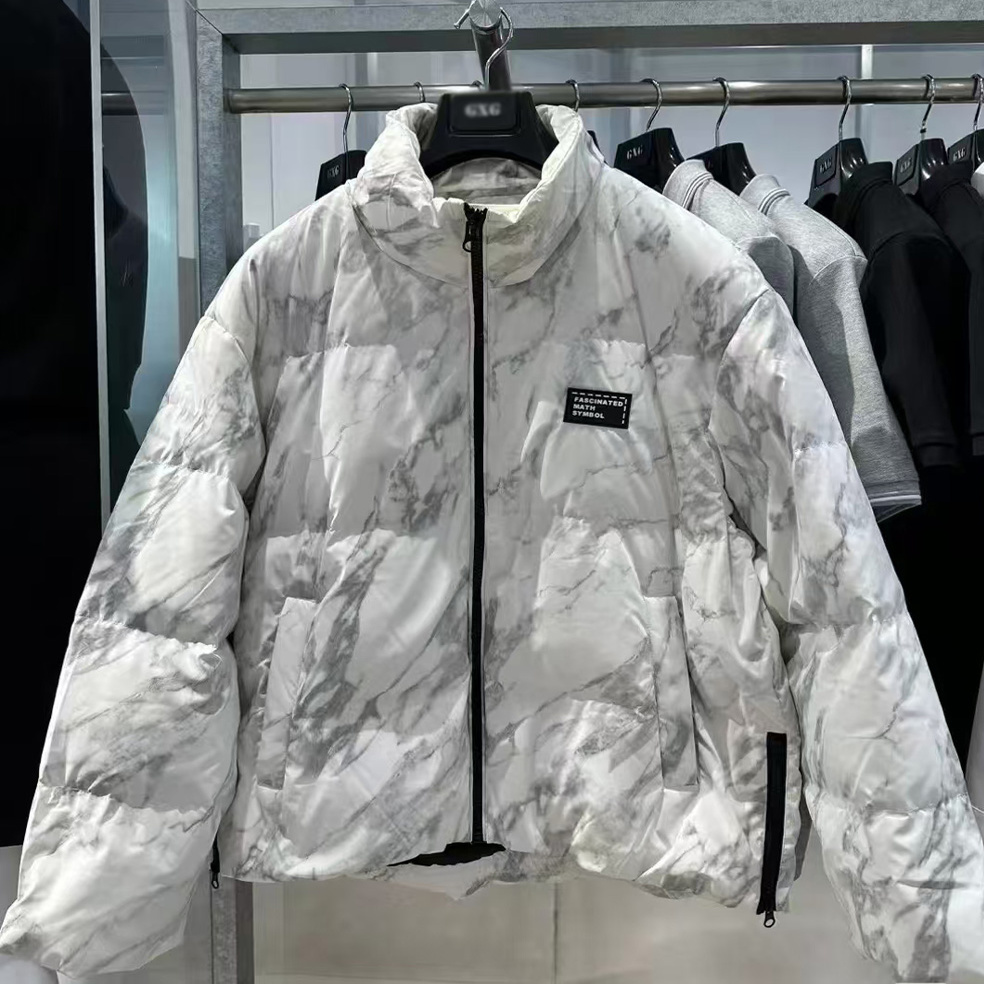 冬季男士立领保暖短款羽绒服