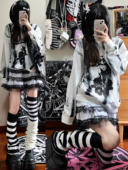 断片小说 原创原宿辣妹宽松长袖 卫衣小众日系亚比上衣