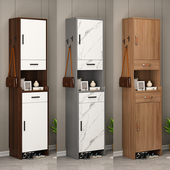 玄关柜落地靠墙多功能收纳鞋 高立式 架 柜家用门口小户型窄款 入户鞋