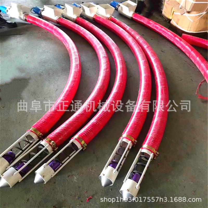 耐磨损吸沙机橡胶软管水泥粉上料机8米自吸式散粮吸粮机耐用型