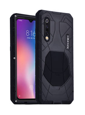 适用于小米红米K40/K30手机壳Note10 9Pro Max金属边框防摔防尘硅胶全包三防摔保护套潮