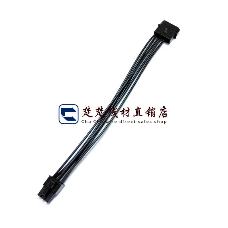 大4P转显卡6P转接线大4Pin母转6