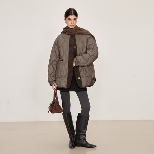 NANCYLILI25冬季90纯鹅绒羽绒服