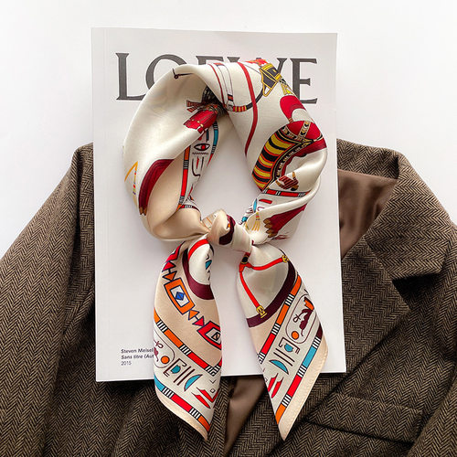 丝巾70x70春秋冬款洋气职业装饰