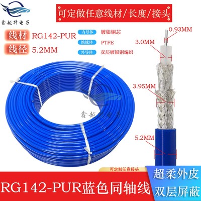RG142-PUR超柔射频电缆50-3