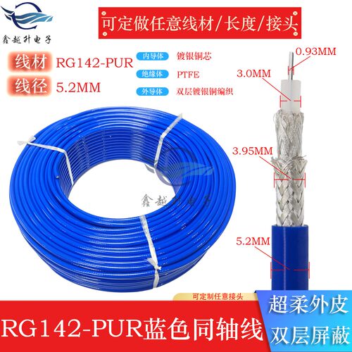 RG142-PUR超柔射频电缆50-3