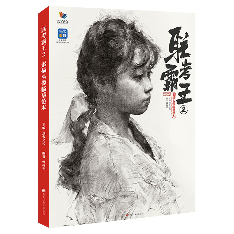 人物头像临摹训练五官结构步骤对画书素描头像照片对画带手半身像美术