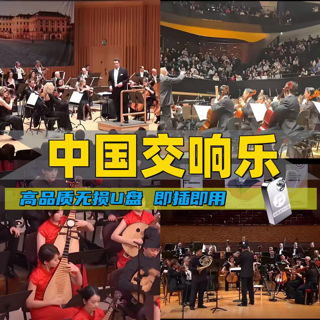中国红歌交响乐经典老歌红歌交响纯音乐U优盘车载MP3音乐usb