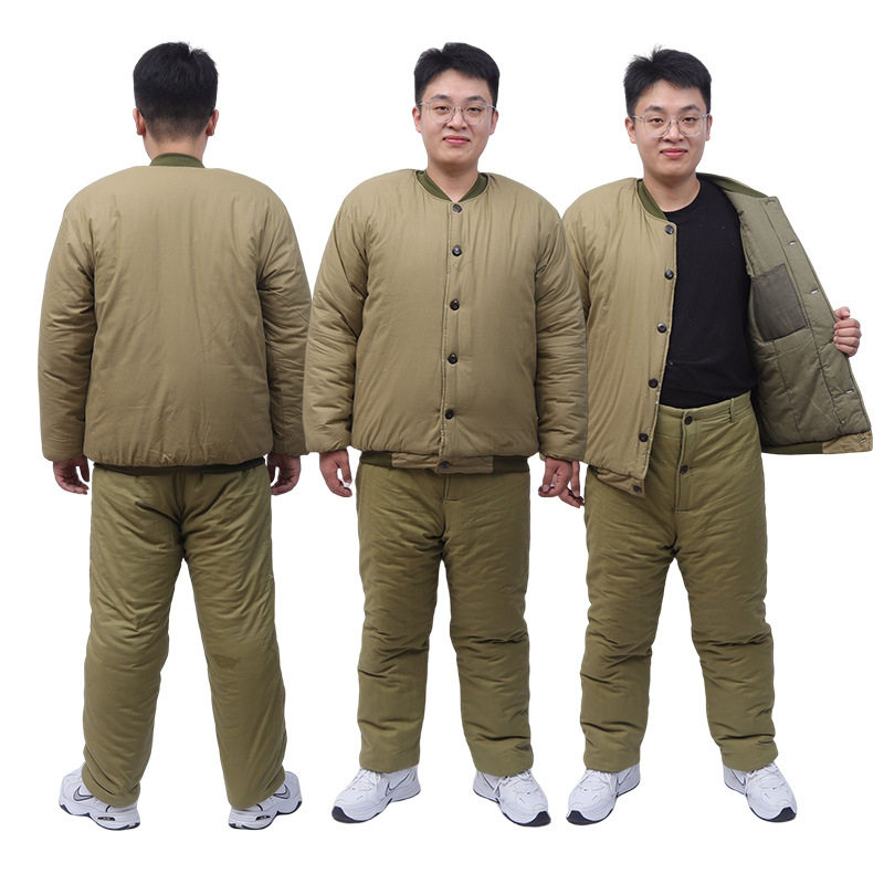 正品87式棉袄男军棉衣裤冷库保暖冬季加厚棉服中长棉花劳保工作服