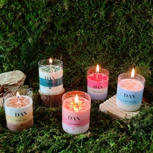 三倍许愿蜡烛 香薰蜡烛