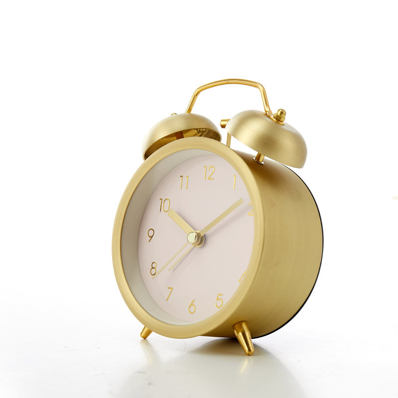 ERAL BRASS 北欧简约系列 土豪金闹钟 复古打铃学习计时闹钟 办公桌面摆设文具家居金属金色欧式摆拍道具礼品|ruв категории электронный словарь/электрический бумажных книг/канцелярские принадлежности, других культурных товаров - от Buy2taobao.com для оказания профессиональной услуги покупки агента Taobao