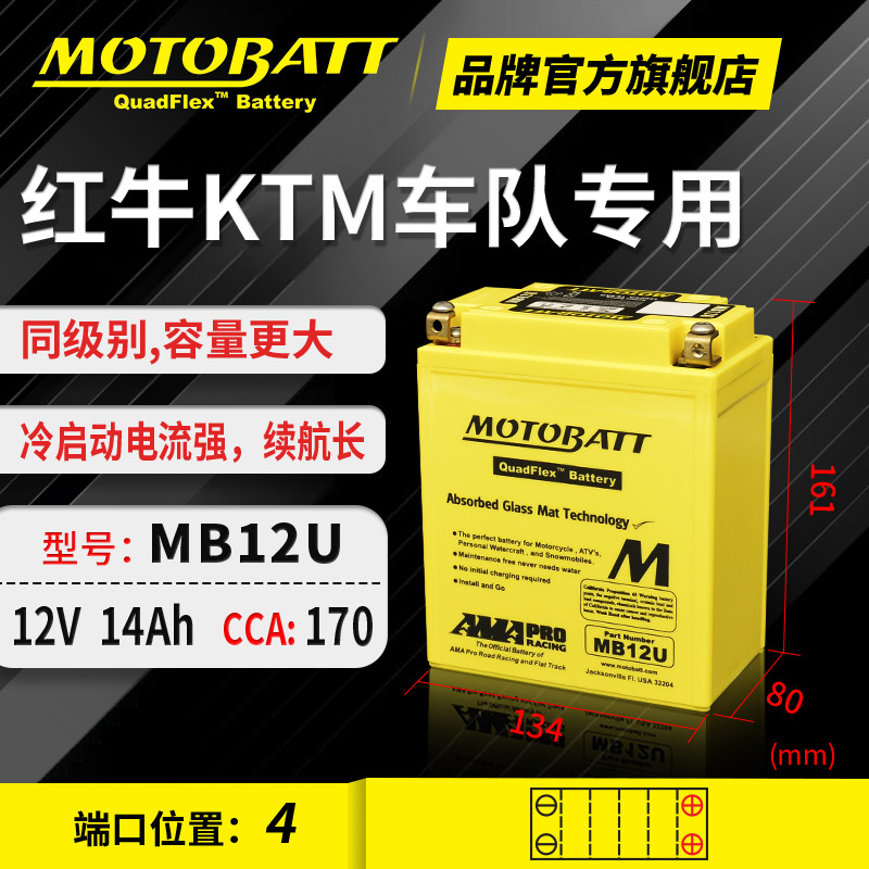 宝马标致杜卡迪本田摩托车电瓶