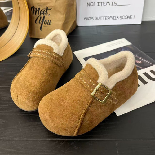 【恩佳专享】勃肯鞋冬季新款纯色女鞋26281