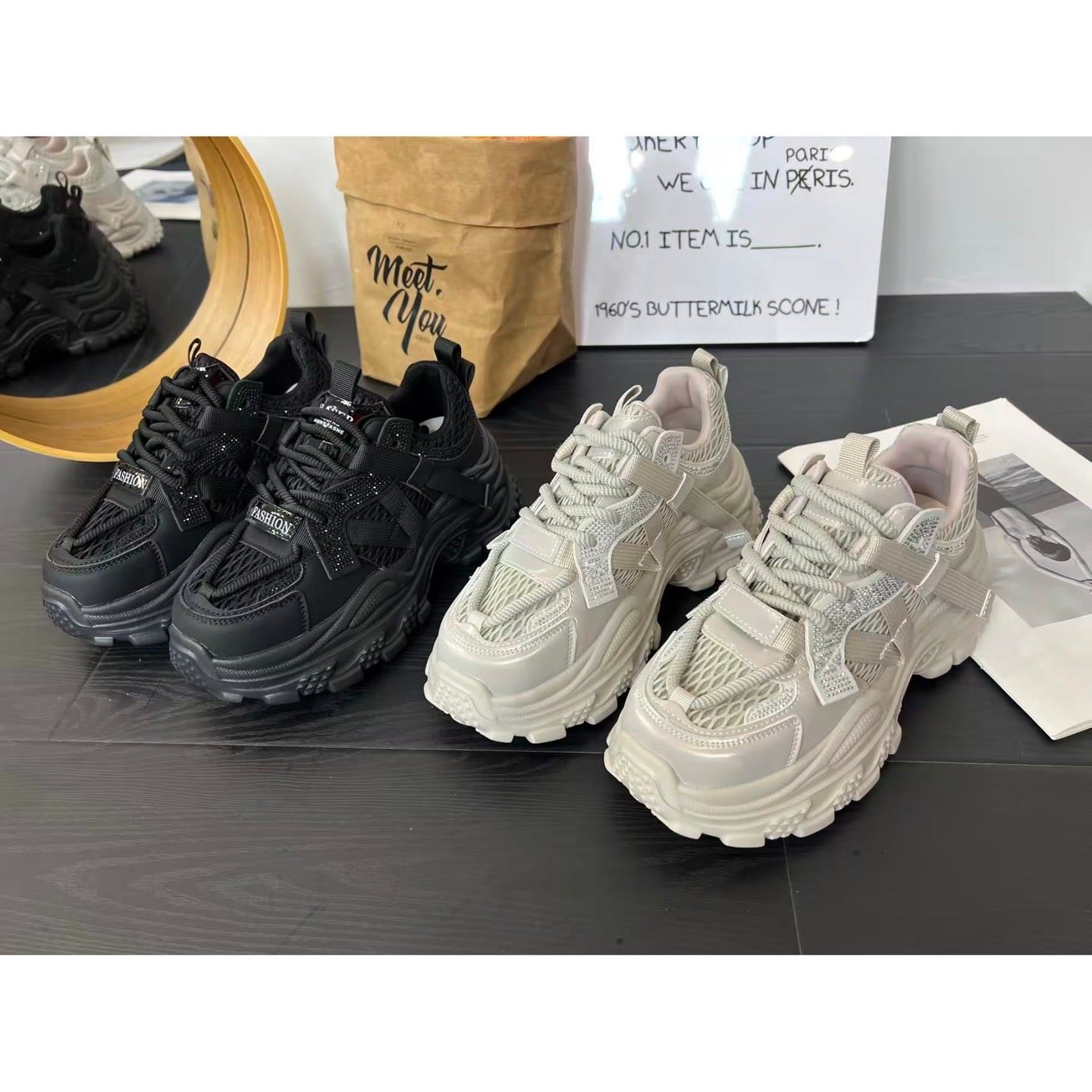 【恩佳专享】厚底增高老爹鞋软底休闲运动鞋26182,女鞋,老爹鞋,淘宝优惠券,粉丝福利购,淘宝优惠卷