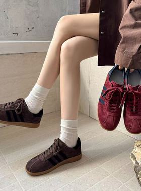 【陈书婷专享】平底休闲板鞋百搭德训女鞋26212