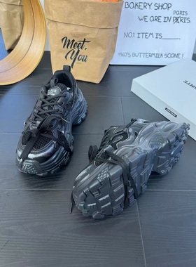 【恩佳专享】老爹鞋冬季厚底网面休闲鞋26183