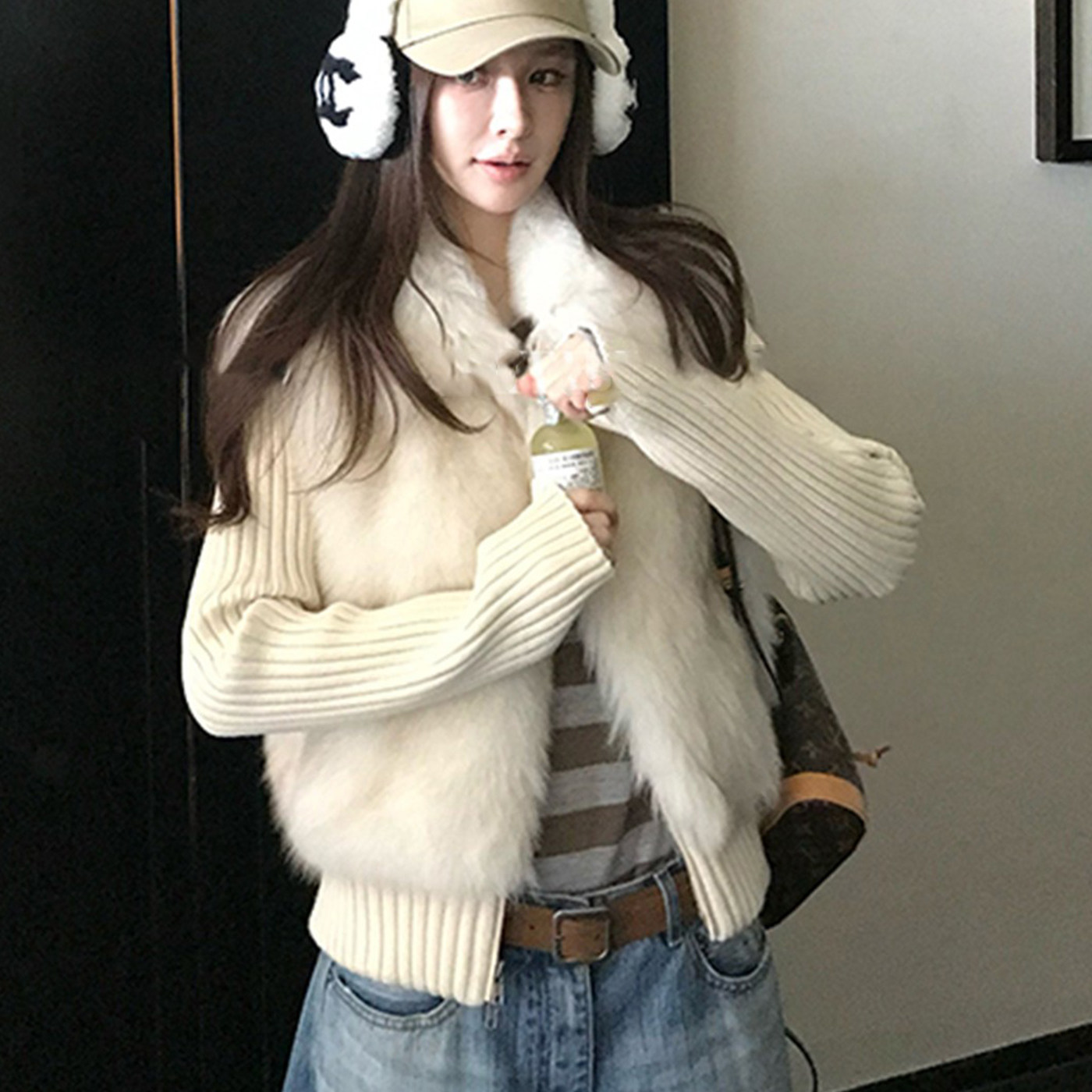 COCO可脱卸袖子马甲外套