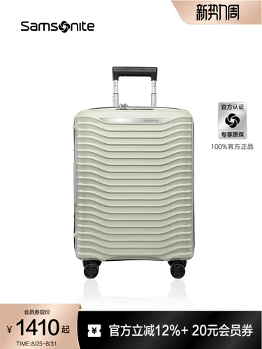 Вместительный и большой сиреневый чемодан, 20 дюймов