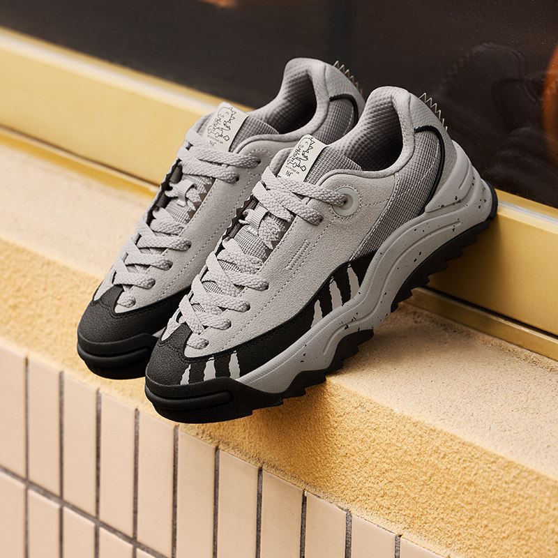 恐龙鞋361女鞋运动鞋2026春季新款休闲鞋子厚底百搭低帮板鞋女款