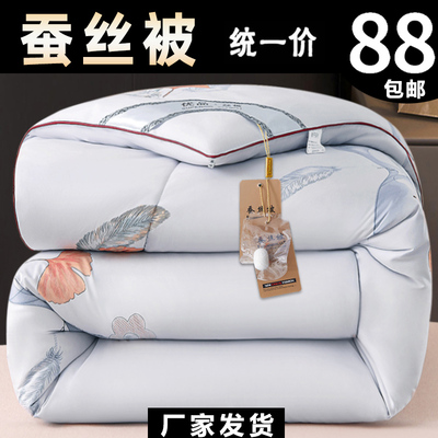 正品蚕丝被被子被芯加厚冬被