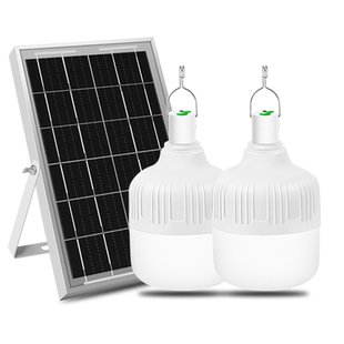 太阳能户外灯泡室内照明灯专用家用屋里灯庭院灯充电灯泡小夜灯头