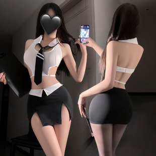 制度诱服ol角色扮演秘书制服禁欲系情性内衣性感小胸制服情调包臀