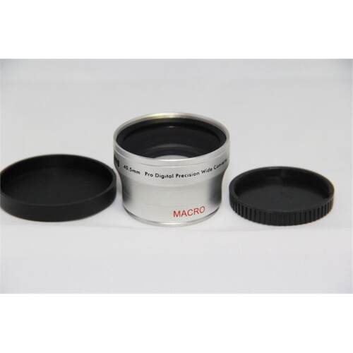 40.5mm 0.45X广角镜头 0.45倍 带微距广角附加镜头 银色 UV46