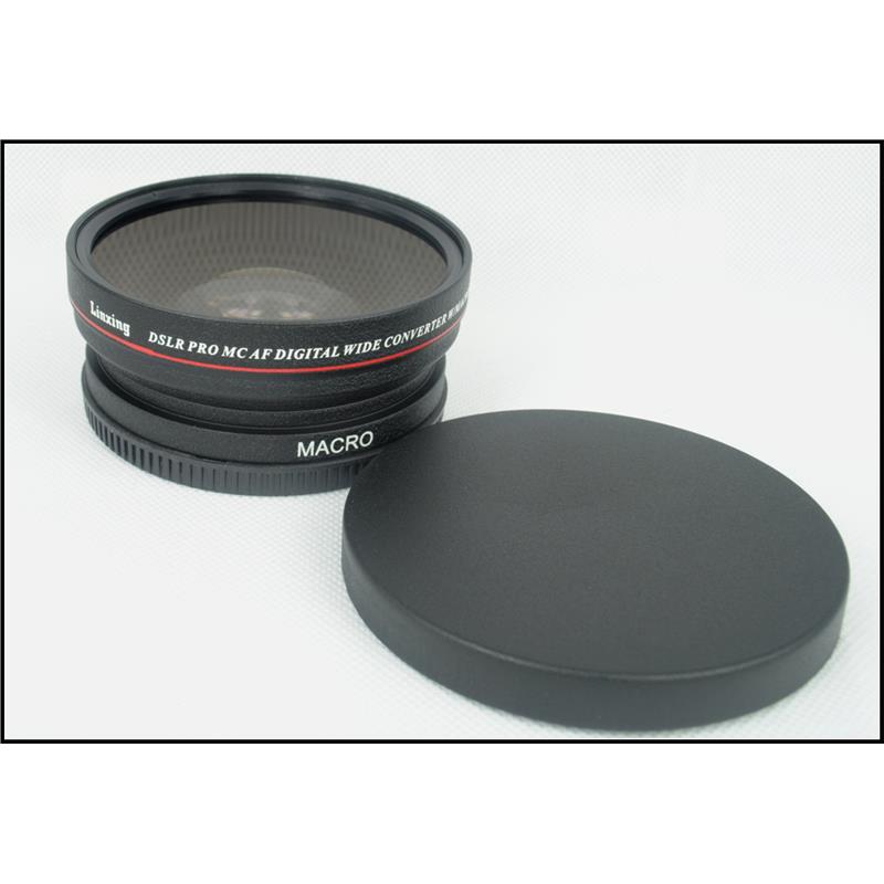 77mm 0.45X广角镜头 0.45倍 带微距广角附加镜头 黑色 UV82