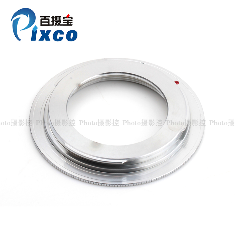 百摄宝M42-EOS转接环适用M42螺口镜头转佳能EOS单反机身有压边