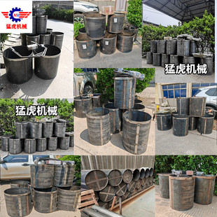 哈儿吊铁桶人工挖孔桩提土用吊桶加厚包边桶工地吊机吊料桶热销