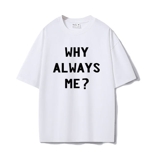 Why Always Me巴神巴洛特利为什么总是我超宽松oversize重磅T恤夏