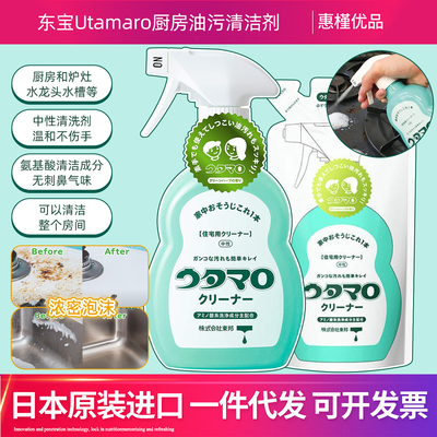日本进口东邦家用厨房卫生间多功能清洁剂去油污水垢