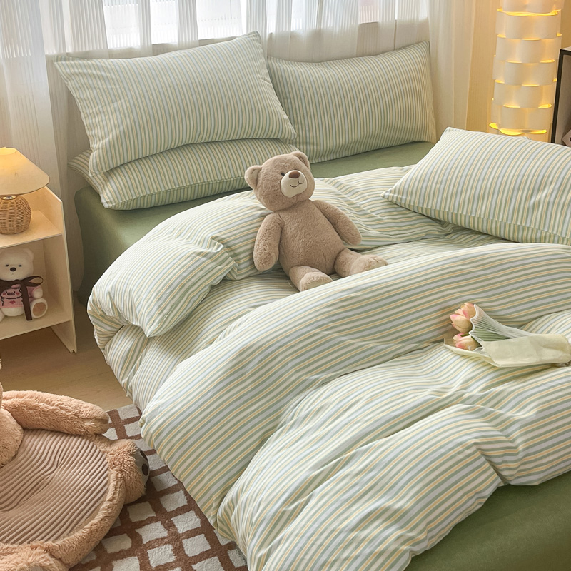 全棉亲肤四件套不易起球不易褪色