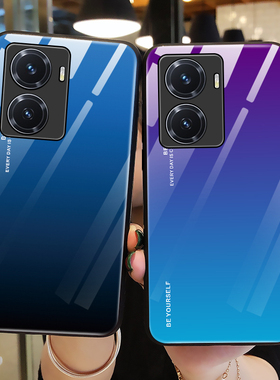 适用vivoy77手机壳钢化玻璃y77保护硅胶套5G全包vivo防摔V2219A青紫色voviy硬软壳viviy男女款vovo步步高775g