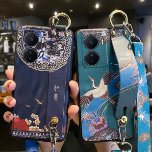 适用vivoiqooz6手机壳如意腕带vivo保护iqooz6x硅胶套V2220A全包V2164KA防摔软壳iq00爱酷z6女iq6z男viqz挂绳