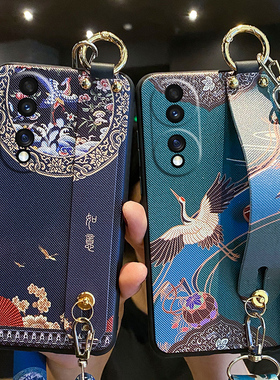 适用华为荣耀90手机壳如意腕带honor90pro保护5G硅胶套REA一AN00全包镜头REP防摔9o软壳pr0外九十por女ANOO男