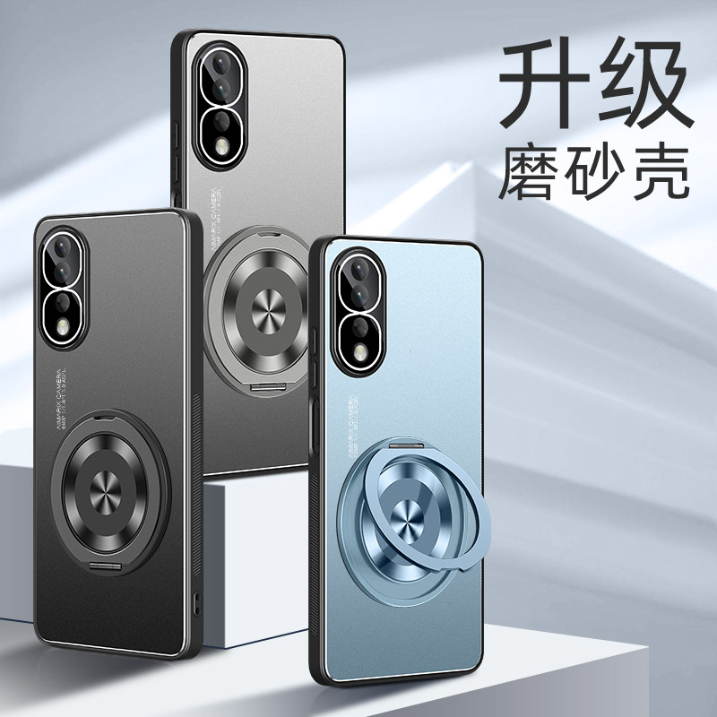 适用华为荣耀80手机壳honor80pro金属80GT保护套ANN一AN00带镜头膜全包AGT防摔直屏ANP支架por男女新款曲面屏