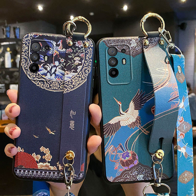 适用opporeno5z手机壳如意腕带opporeno5k硅胶oppo reno5k保护套5z镜头全包ren05k防摔0pp0r软壳男oopp女个性 3C数码配件 手机保护套/壳 原图主图