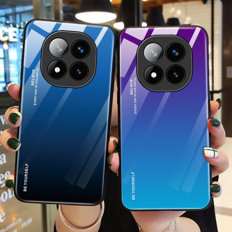 适用红米note14pro十手机壳钢化玻璃小米redminote14por保护套5g全包防摔青紫redmi硬软壳男女加145g新款创意