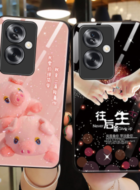 适用oppoa2手机壳玻璃oppo保护A2x硅胶套PJB110全包镜头A2pro防摔可爱猪oppoa软壳5G创意a2m女款PJB男pr0个性