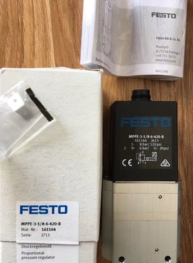 费斯托 FESTO 调节比例阀 MPPE-3-1/4-6-010-B 161167 现货