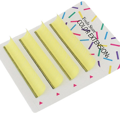 【现货】日本 foula store 睫毛 彩色睫毛 黄色