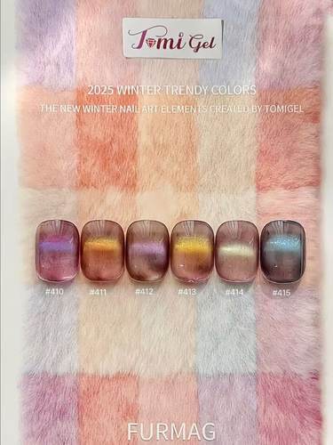 【现货】日本Tomigel 皮草猫眼 秋冬新款 ins风拉满的一套颜色