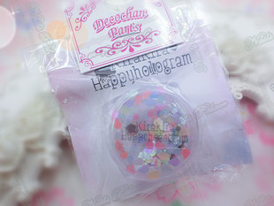 【现货】日本 kirakira happy 亮片 水滴形