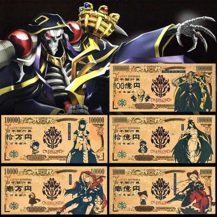 overlord卡套动漫周边手办礼纪念安兹·乌尔·恭最强穿越者收藏钞