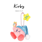 日本kirby周边正版 早安星之卡比公仔玩偶娃娃毛绒包包挂件小挂饰