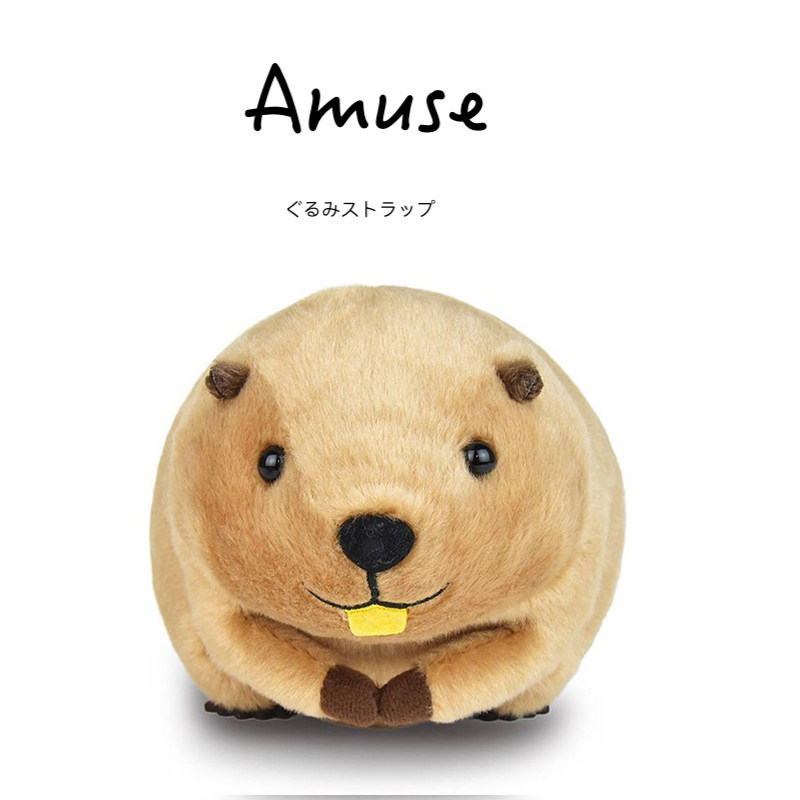 amuse日本正版河狸公仔