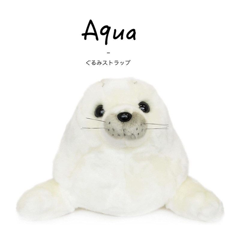 aqua日本正版海豹公仔